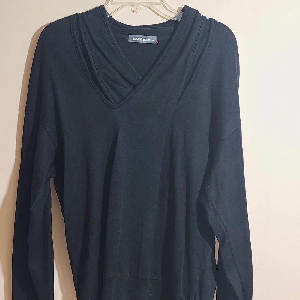 SOLD - Issey Miyake Pullover Hoodie Men Sweater Size Medium Vintage Rare